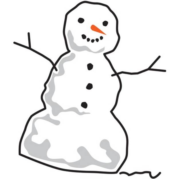Picture of Snowman SVG File