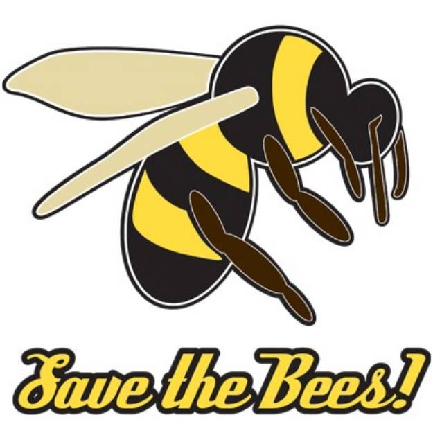 Picture of Save the Bees! SVG File