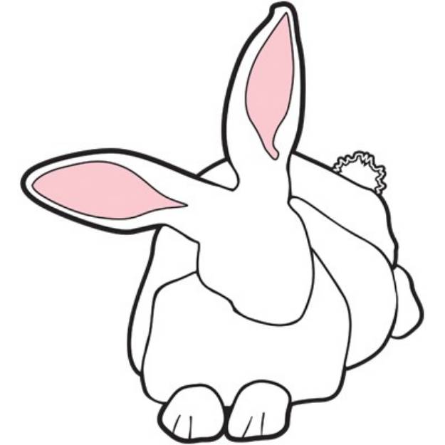 Picture of White Rabbit SVG File