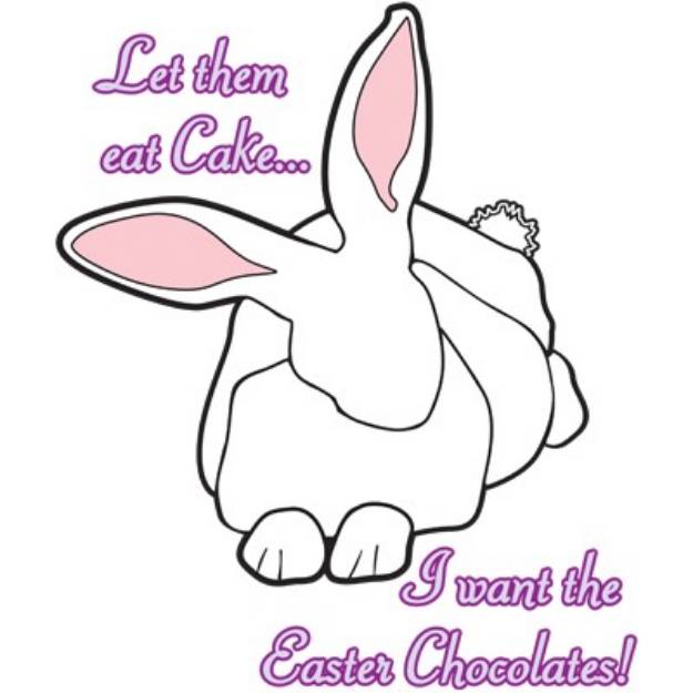 Picture of White Rabbit - Let them eat cake… SVG File