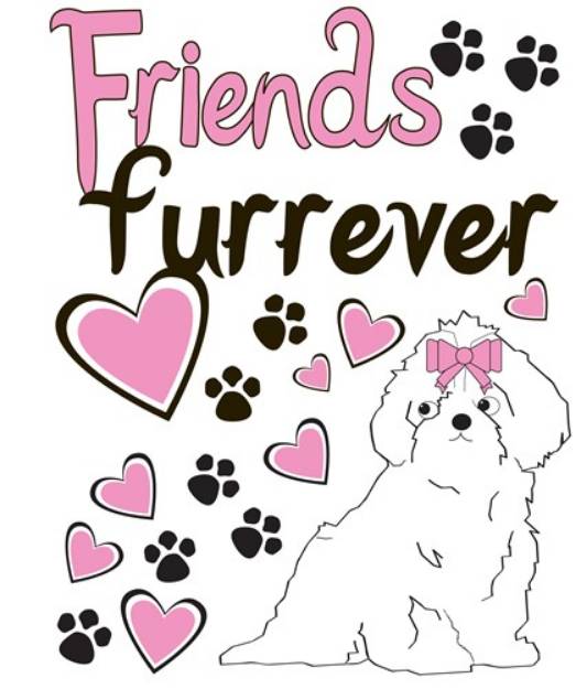 Picture of Friends Furrever SVG File