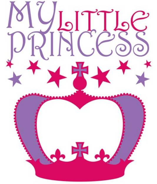 Picture of My Little Princess SVG File