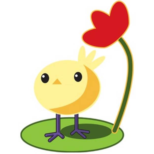 Picture of Baby Chick SVG File