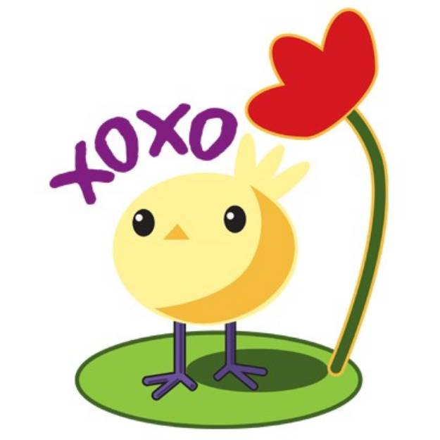 Picture of XOXO Chick SVG File
