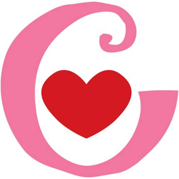 Picture of Valentine Font C SVG File