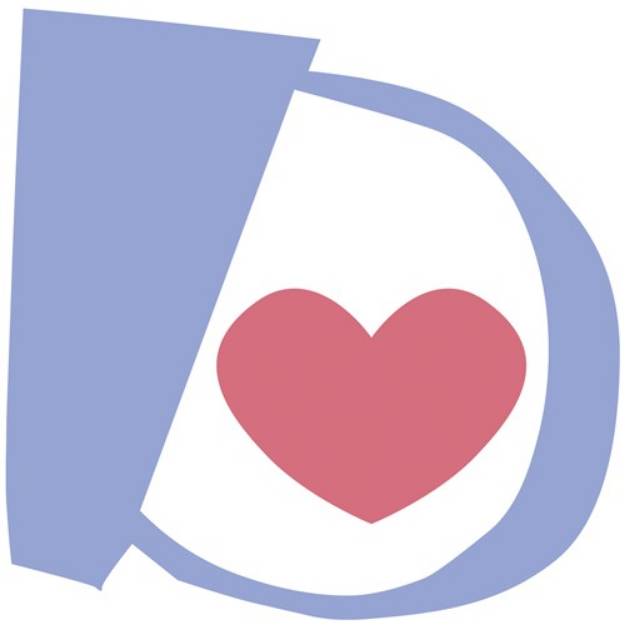 Picture of Valentine Font D SVG File
