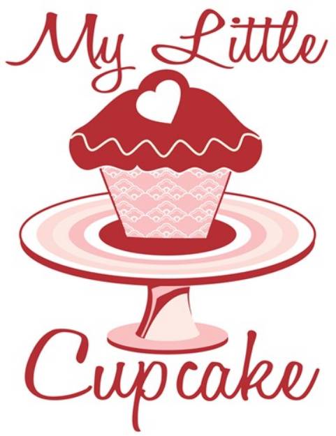 Picture of My Little Cupcake SVG File