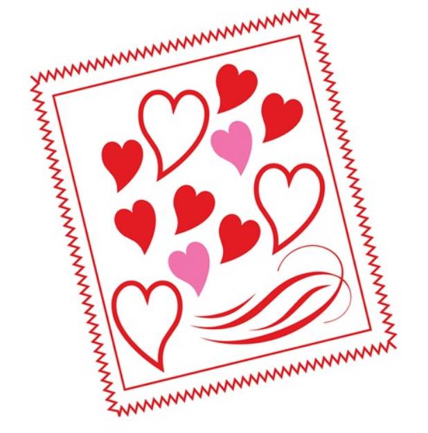Picture of Valentine Hearts SVG File