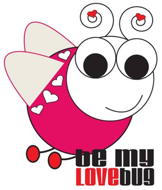 Picture of Be My Love Bug SVG File