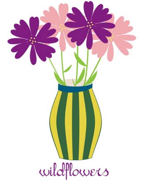 Picture of Wildflowers SVG File