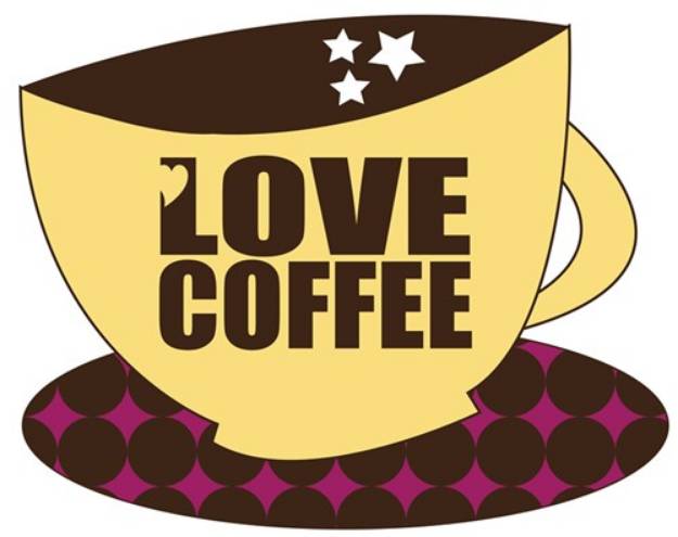 Picture of Love Coffee SVG File
