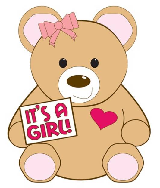 Picture of Its A Girl SVG File