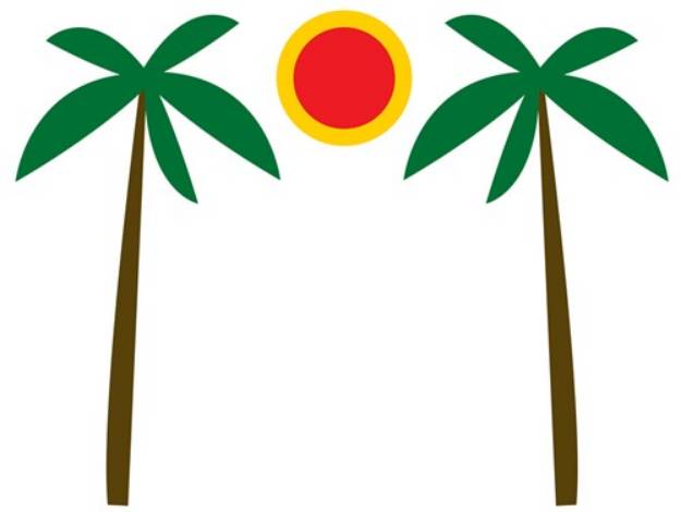Picture of Palm Trees SVG File