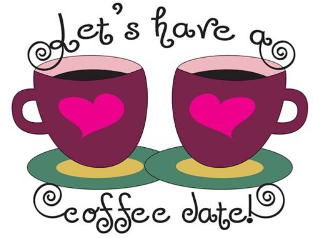 Picture of Coffee Date SVG File