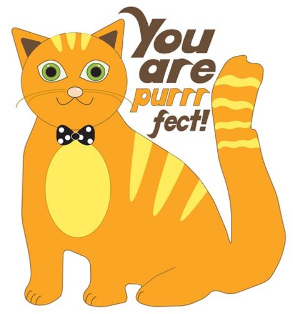 Picture of You Are Purrrfect SVG File