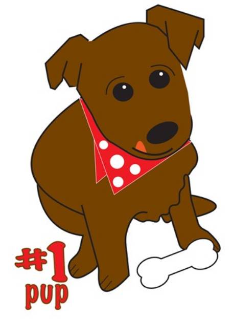 Picture of #1 Pup SVG File