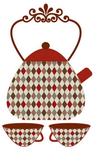 Picture of Tea Set SVG File