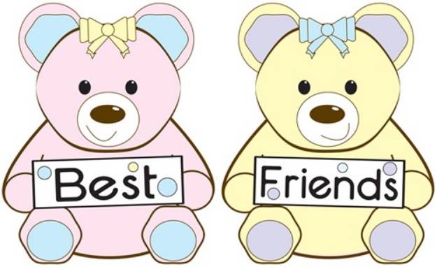 Picture of Best Friends SVG File