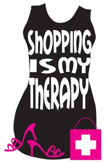 Picture of Shopping My Therapy SVG File