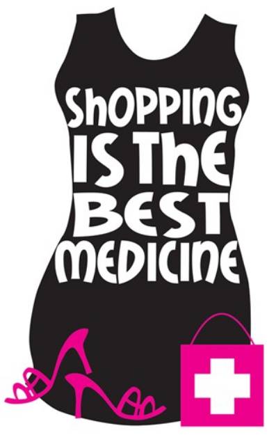 Picture of Shopping Best Medicine SVG File