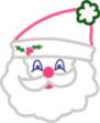 Picture of Applique Santa Face SVG File