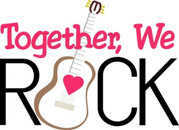 Picture of Together We Rock SVG File
