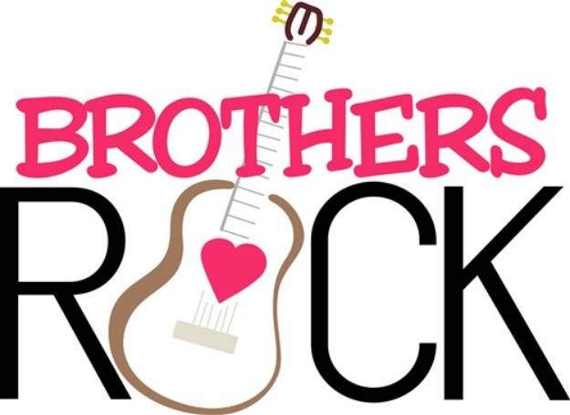 Picture of Brothers Rock SVG File