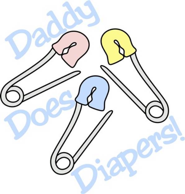 Picture of Daddy Diapers SVG File