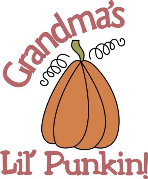 Picture of Grandmas Lil Punkin SVG File