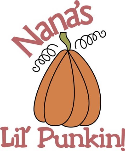 Picture of Nanas Lil Punkin SVG File