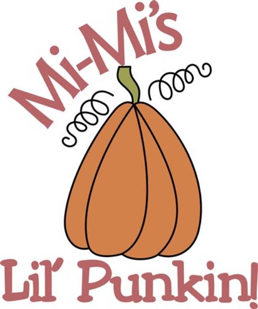 Picture of Mi-Mis Lil Punkin SVG File