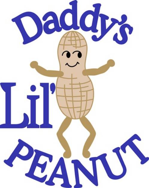 Picture of Daddys Lil Peanut SVG File