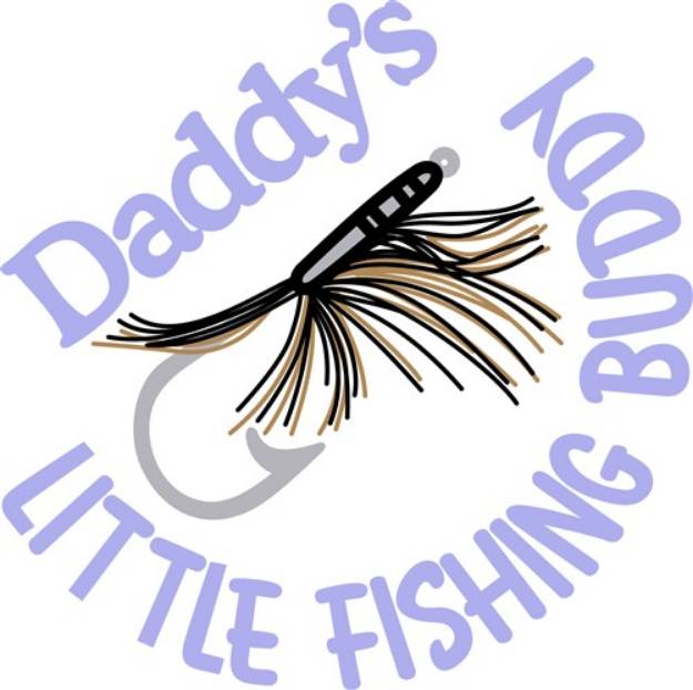 Picture of Little Fishing Buddy SVG File
