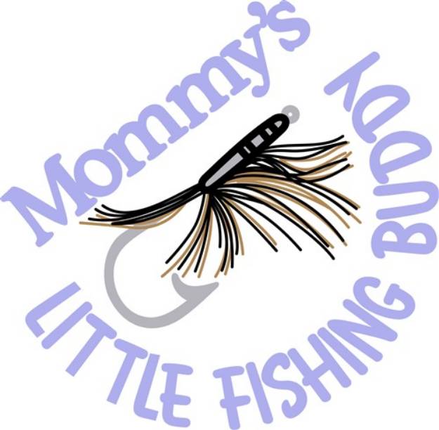 Picture of Little Fishing Buddy SVG File