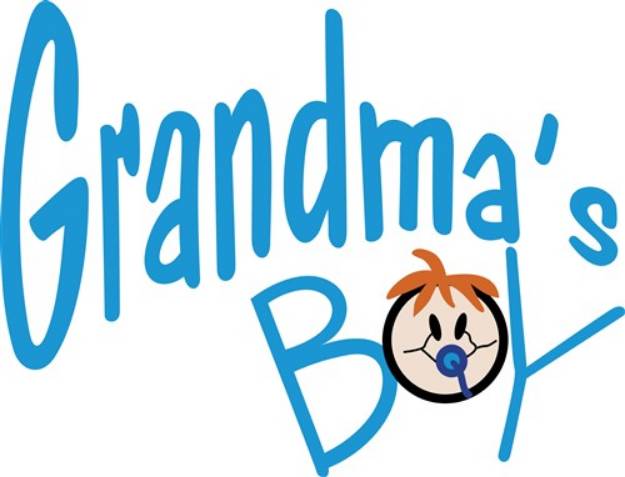 Picture of Grandmas Boy SVG File