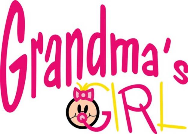 Picture of Grandmas Girl SVG File