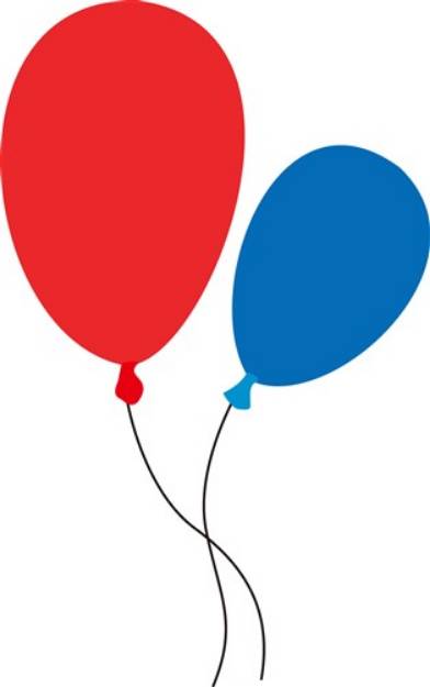 Picture of Two Ballons SVG File