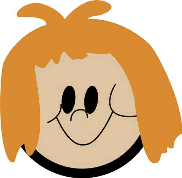Picture of Girl Face SVG File