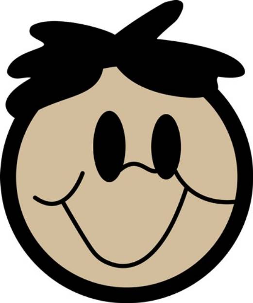 Picture of Boy Face SVG File