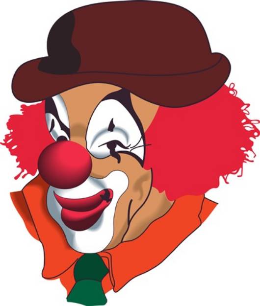 Picture of Clown Face SVG File