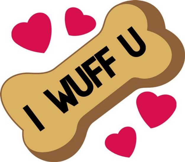 Picture of I Wuff You SVG File