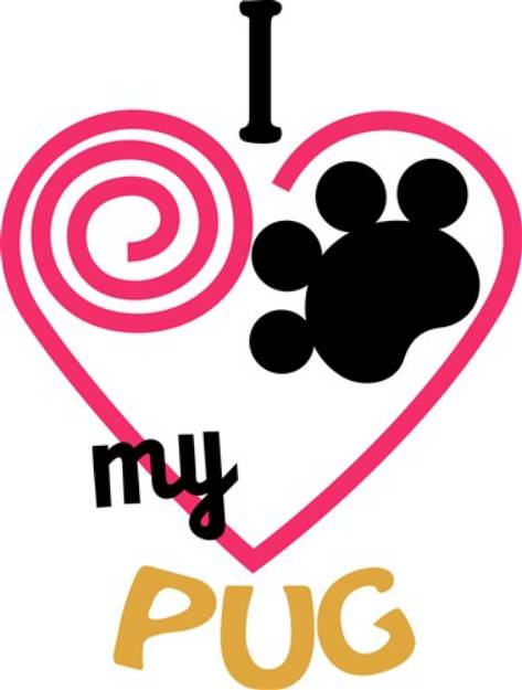 Picture of Pug SVG File
