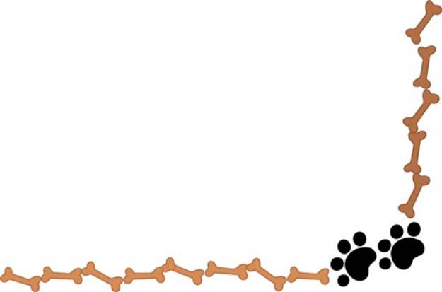 Picture of Dog Corner SVG File