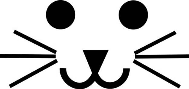 Picture of Cat Face SVG File