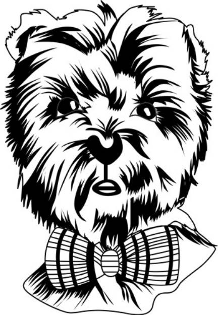 Picture of Westie Head SVG File