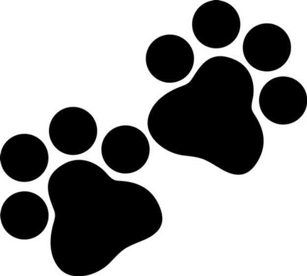 Picture of Cat Prints SVG File