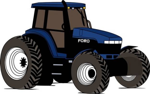 Picture of Farm Tractor SVG File