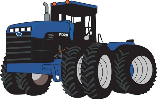 Picture of 4WD Tractor SVG File