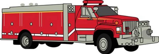 Picture of Firetruck SVG File