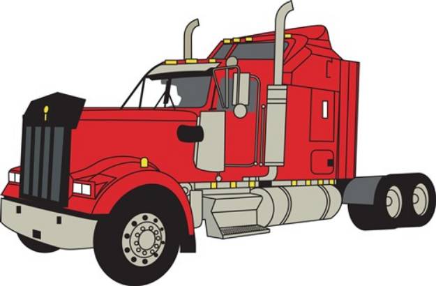 Picture of Kenworth Tractor SVG File